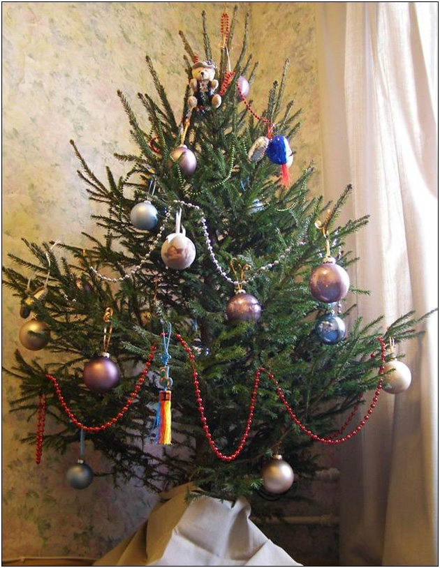 как украсить елку на новый год